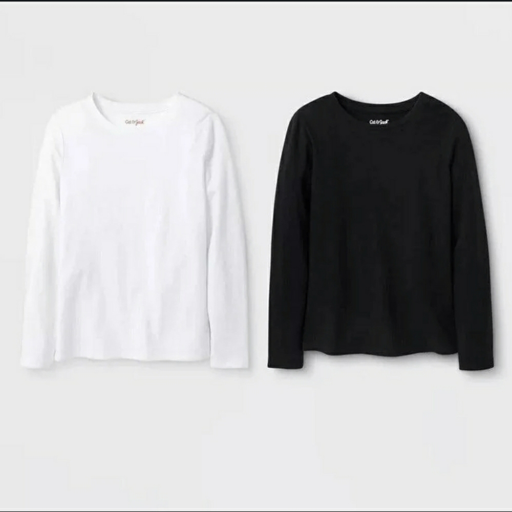2 pack Size 4/5 Boys or Girls Long Sleeve Tshirts